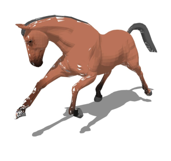 精品动物模型  马 (10)